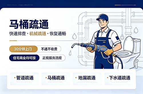 灞桥马桶疏通