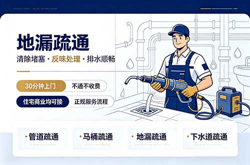 灞桥地漏疏通