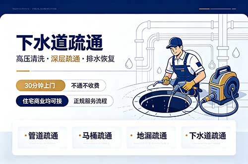 灞桥下水道疏通