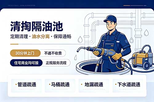 灞桥清掏隔油池