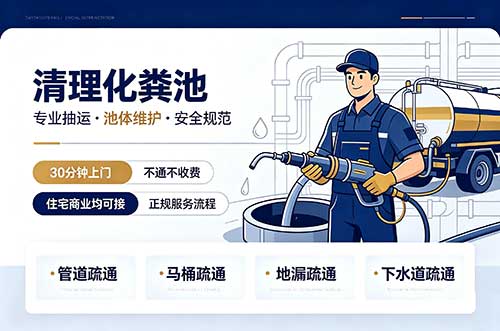 灞桥清理化粪池